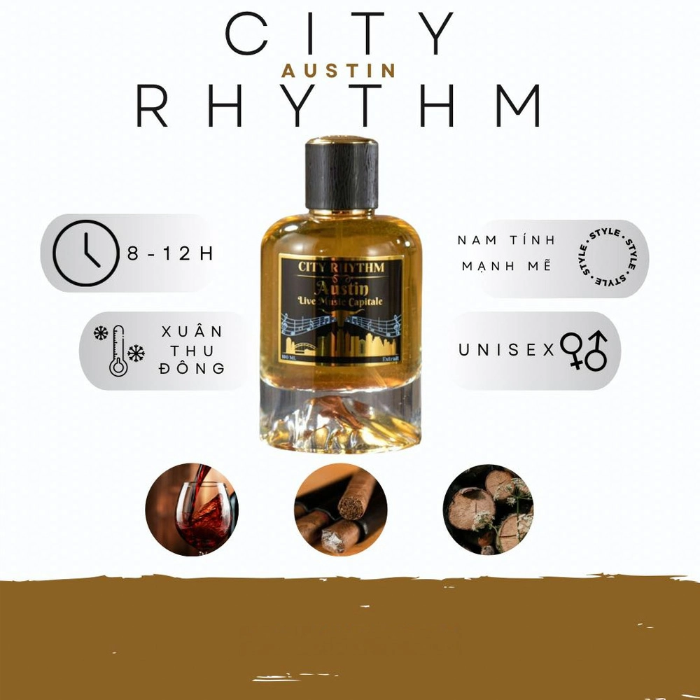 Nước Hoa Unisex City Rhythm Austin